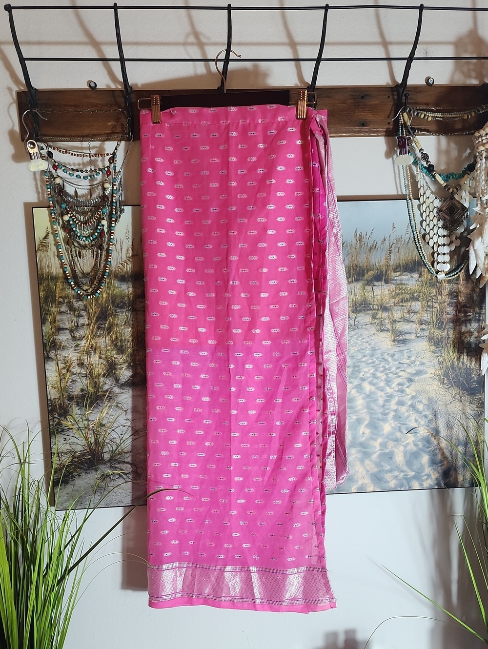 Women’s Pink Indian Wrap Around